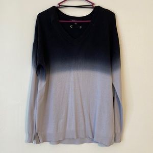 rock & republic lace up back pullover